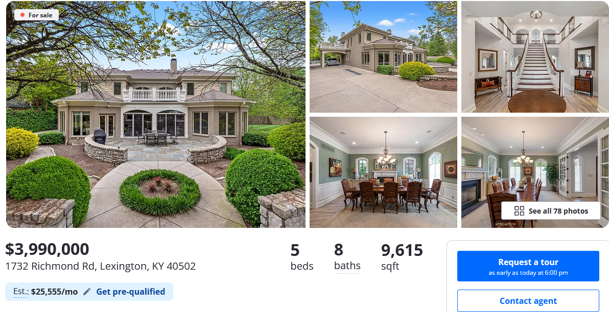 Coach Cal's house up for sale in Lexington - ABC 36 News