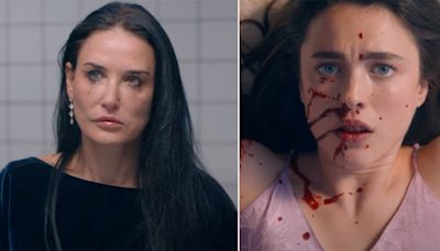 ‘The Substance’: Demi Moore & Margaret Qualley Get Bloody in Body Horror Trailer