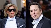 Christine Baranski Addresses That Viral Photo of Her Glaring at Elon Musk: ‘I Was Actually Dissing Him’