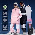 新款滑雪服套裝冬季單雙板3L防水防風滑雪裝備登山保暖外套男女款