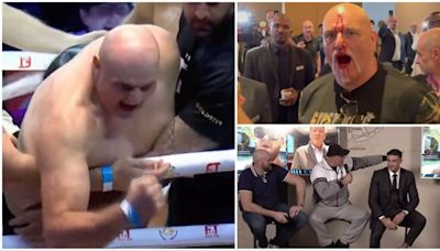 8 times John Fury has completely lost it after headbutting member of Oleksandr Usyk's team