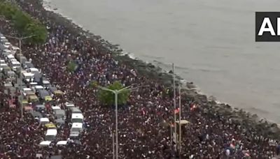 Mumbai’s Marine Drive turns into sea of fans for Team India T20 World Cup victory parade