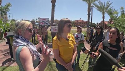 Protesters at ASU hold press conference doubling down on demands for Palestine