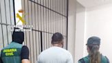 La Guardia Civil detiene en Totana a un peligroso delincuente buscado por un crimen en Gandia