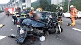 影／拖吊車國道處理車禍遇劫 被後車追撞釀1死2傷