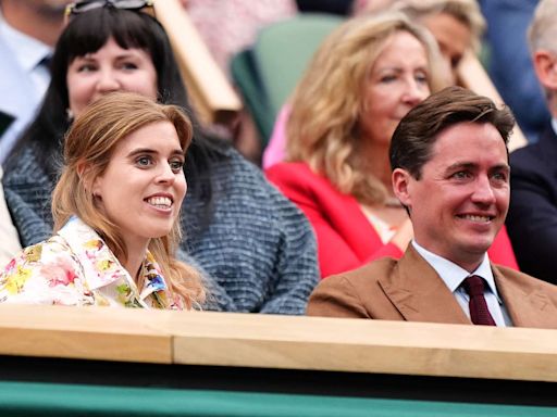 Princess Beatrice Has a Lively Chat with Lena Dunham and Stephen Fry in Wimbledon's Royal Box