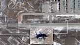 B-1B Bomber's Crash Landing Path Seen In Satellite Image