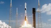 SpaceX rocket launches European TV satellite, makes 250th droneship landing (video)