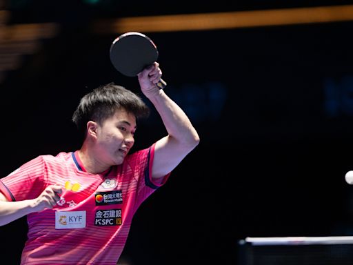 桌球／WTT重慶冠軍賽 林昀儒4局不敵張本智和無緣8強