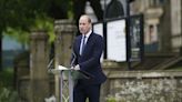 William gives personal tribute to Manchester bombing bereaved as memorial opens