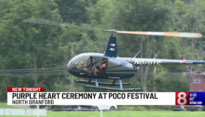 Veteran overcomes personal challenge at Purple Heart Ceremony in North Branford