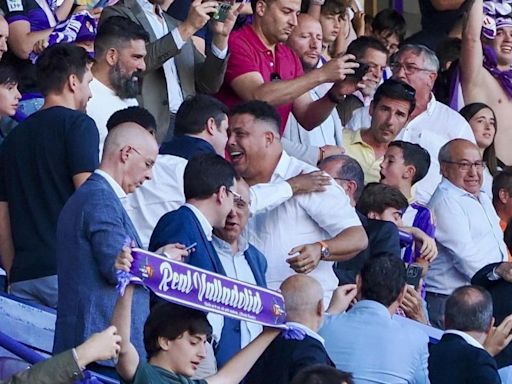 Ronaldo Nazário: "Hay tres ofertas firmes por el Real Valladolid"