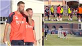 Footage shows Ruud van Nistelrooy is already making big impact in Man Utd training sessions
