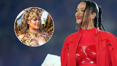 Rihanna regresó al Carnaval de Barbados y deslumbró con un sensual atuendo