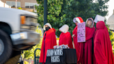 'Handmaids' protest for change in Idaho reproductive rights