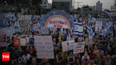 Thousands rally in Israel, demanding new elections and return of hostages - Times of India