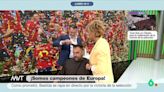 Iñaki López le rapa la cabeza en directo a Javier Bastida tras la victoria de España en la Eurocopa