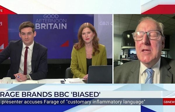 'They just simply don't like him' Howard Cox fumes at BBC for accusing Nigel Farage of 'customary inflammatory language'