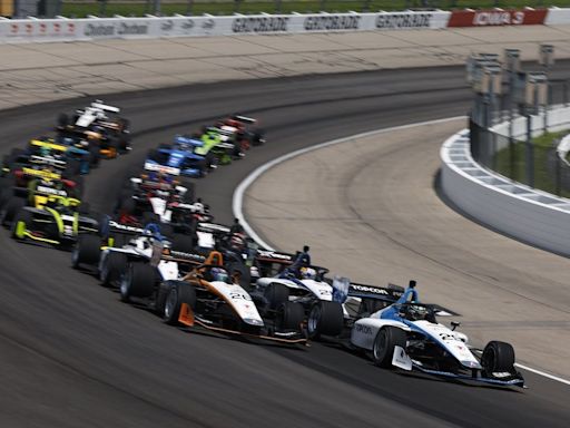 Indy NXT Iowa: Foster’s late surge leads Andretti podium sweep