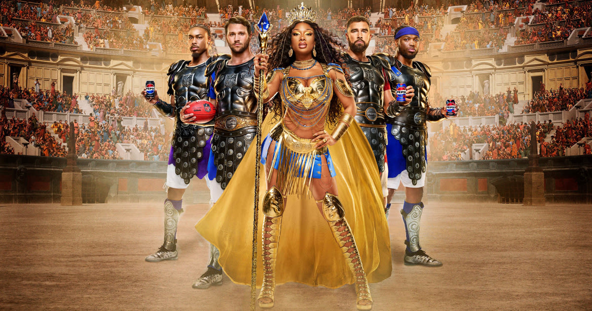 Pepsi ‘Gladiator II’ star-studded ad features Megan Thee Stallion, Travis Kelce and more