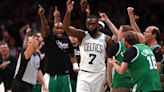 NBA playoffs: Jaylen Brown's clutch 3 stuns Pacers as Celtics rip Game 1 from Pacers in OT