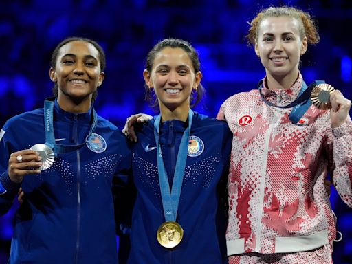 All-American women's fencing final reflects unique path for two Olympic medalists