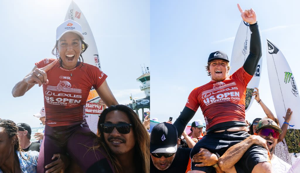 Sally Fitzgibbons, Alan Cleland Win 2024 US Open of Surfing