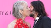 Keanu Reeves Shares Red Carpet Kiss With Girlfriend Alexandra Grant