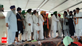 Farmers attempt to gather at Ambala grain market thwarted by administration, felicitate Navdeep at Shambhu border | Chandigarh News - Times of India