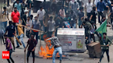 Bangladesh clashes: Police detain all student union members during solidarity march in Kolkata | India News - Times of India