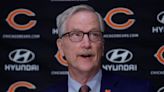 Bears chairman George McCaskey and president Kevin Warren congratulate team’s Hall of Fame inductees