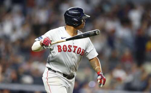 Devers hits two more homers vs. Yankees, Red Sox win 3-0 for New York’s 15th loss in 20 games