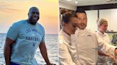 Magic Johnson Takes Jimmy Kimmel Cutout on Yacht Vacation: 'Star of the Night'