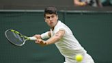 Carlos Alcaraz outlasts Frances Tiafoe at Wimbledon for five-set victory