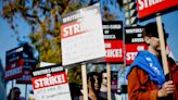 What shows are affected by the TV writers' strike?