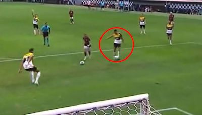 Watch rare penalty decision as defender gets brutally punished by referee