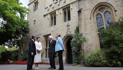 Trip down memory lane for Japan's emperor and wife on final day of UK visit