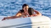 Leonardo DiCaprio's girlfriend Vittoria Ceretti kisses Theo James for commercial