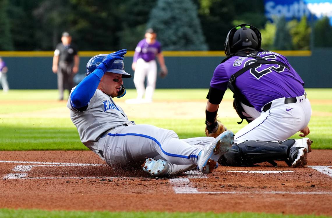 KC Royals involved in another controversial review vs. Rockies. This was the result