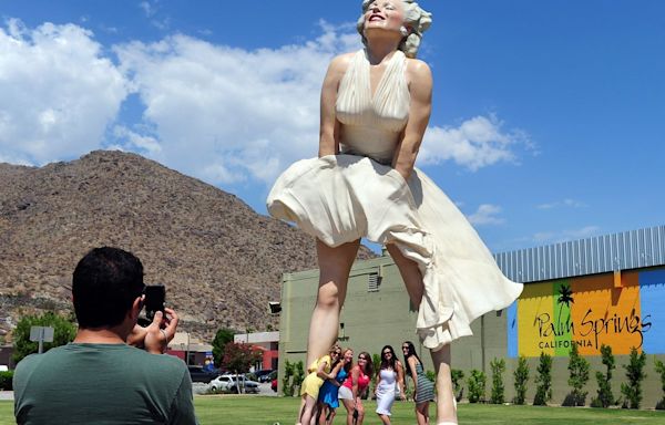 Giant Marilyn Monroe statue in Palm Springs to move after underwear complaints