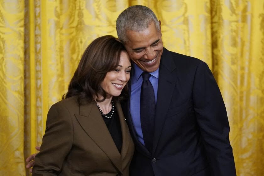Opinion: Obama was an avatar of hope. Harris has to be an avatar of give-'em-hell
