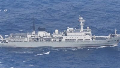 中國海軍測量艦一度入侵日本領海 日提出抗議