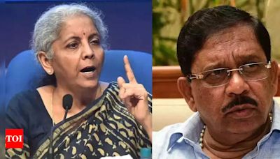 Home minister G Parameshwara counters FM Nirmala Sitharaman: No firm left Karnataka over law & order issue | Bengaluru News - Times of India