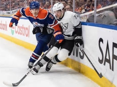 Kopitar's OT winner lifts Kings to 5-4 win over Oilers to even series at 1-1