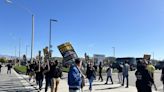 Teamster drivers extend their labor strike to Amazon’s Industry warehouse