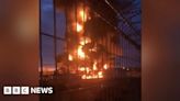 Watch: Huge fire breaks out at Russian oil facility