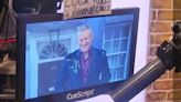 Jeremy Vine recreates Sunak’s rain-soaked speech in TV studio