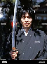 Japanese Iaido master with katana (samurai sword) at Honensai Festival ...