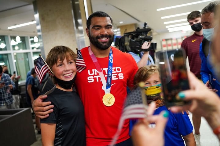 Gable Steveson won't defend his Olympic gold medal in wrestling