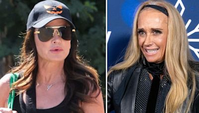 Kyle Richards Appears Tense While Out After Fight With Kim